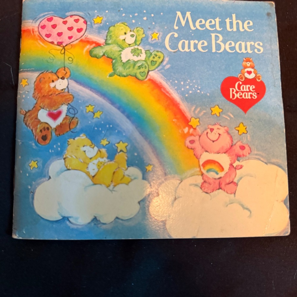 Vintage Meet the‎ Care Bears Mini Storybook Random House 1983